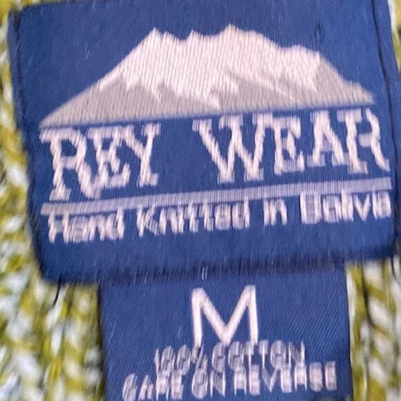 Green Cable Knit Sweater Size Medium - Picture 4 of 8